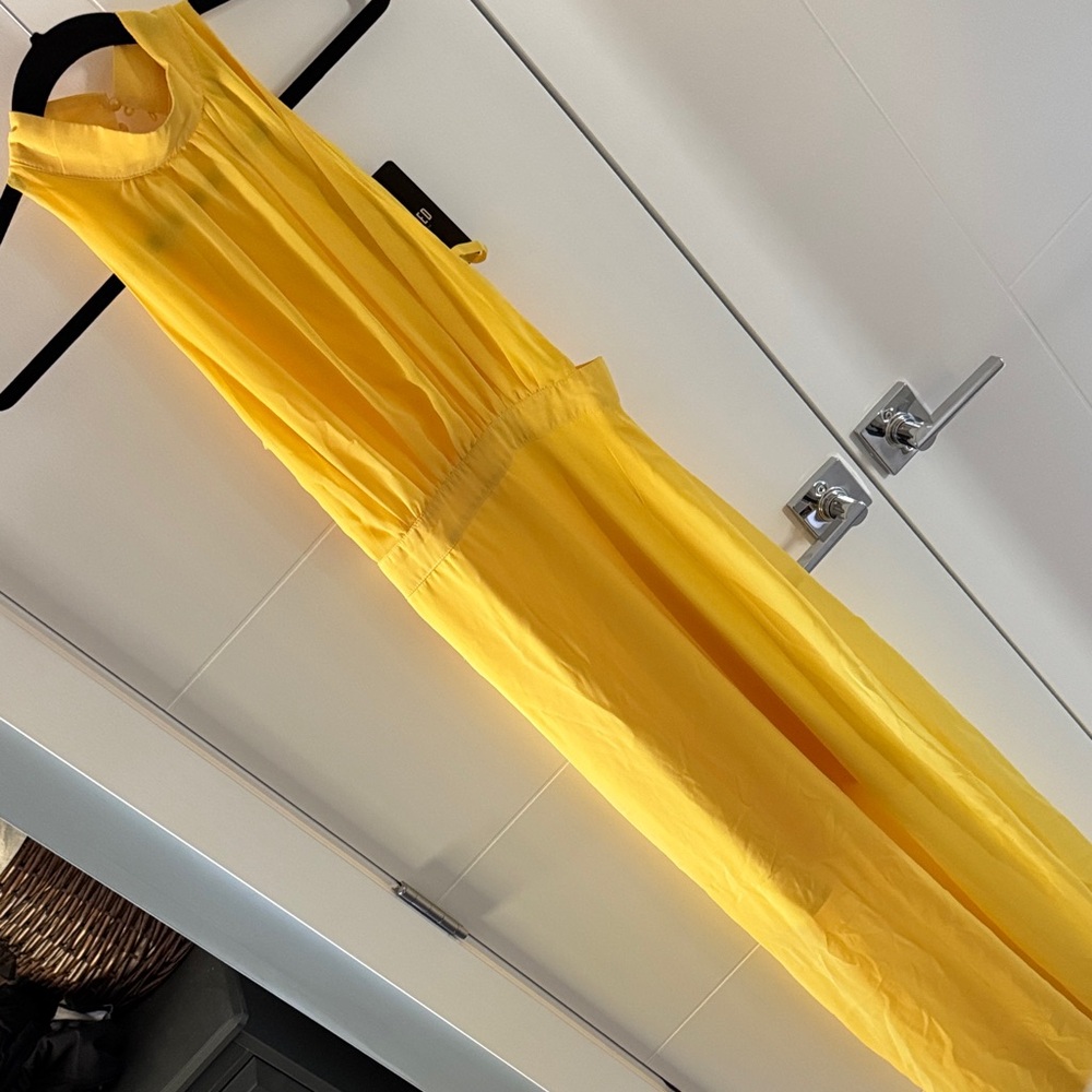 Missguided Yellow Maxi Dress